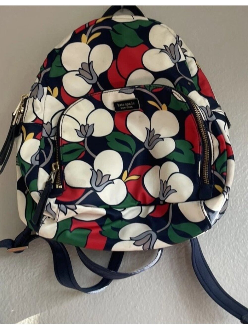 Kate Spade New York Dawn Breezy Summer Floral Medium Nylon Backpack